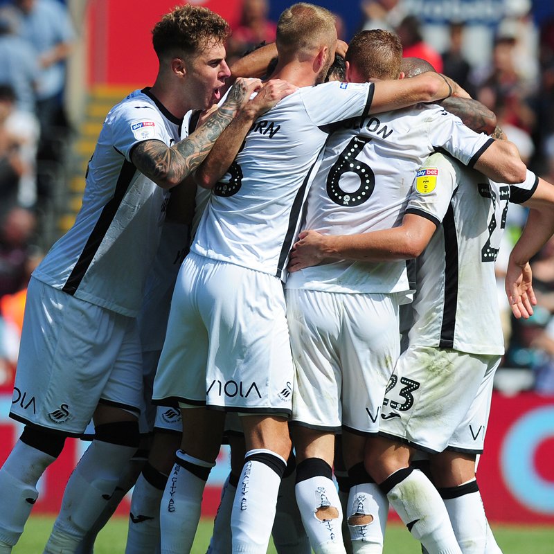 unibet's tweet photo. FT: π¦’ 6-0 πΆ
ποΈ Over 9000 fans watched #SwanseaCity glide into the third-round after dismantling Cambridge
π₯
That's 21 goals in seven games! #Libertines!
#SWAvCAM | #EFLCup https://t.co/RreqZNZVad
