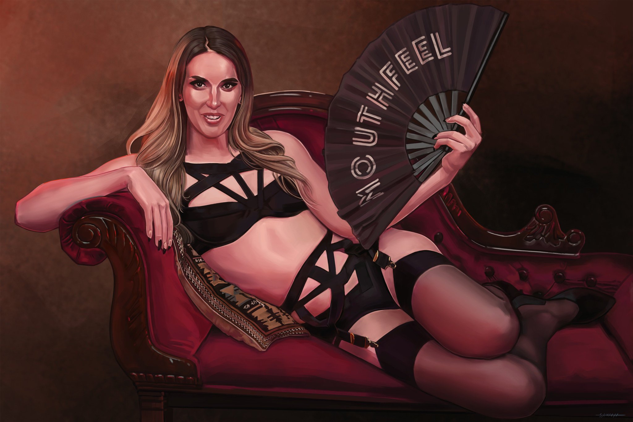 “Everyone already knew I was going to paint this still from @ContraPoints l...
