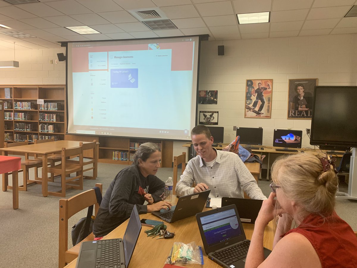 sophnelson's tweet photo. Thanks @Mike_BSD for a great PD! We can’t wait to get started working with @EducationBSD. #21stcenturylearning #techconnected #techready @beanemiller @dlicorish https://t.co/VNofUrnp2y