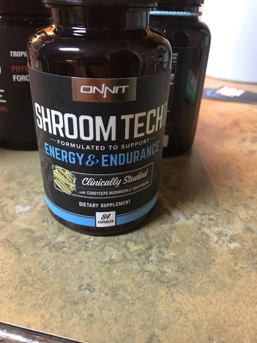 stephyysmoothie's tweet photo. #Shroomtech arrived!!! Getting ready to run through walls!!! @Onnit https://t.co/I8nGxJiCPk