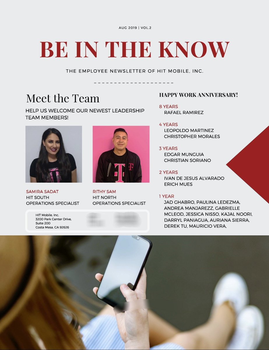 Congratulations to our newest team members &amp; to those celebrating their August #workversary !!