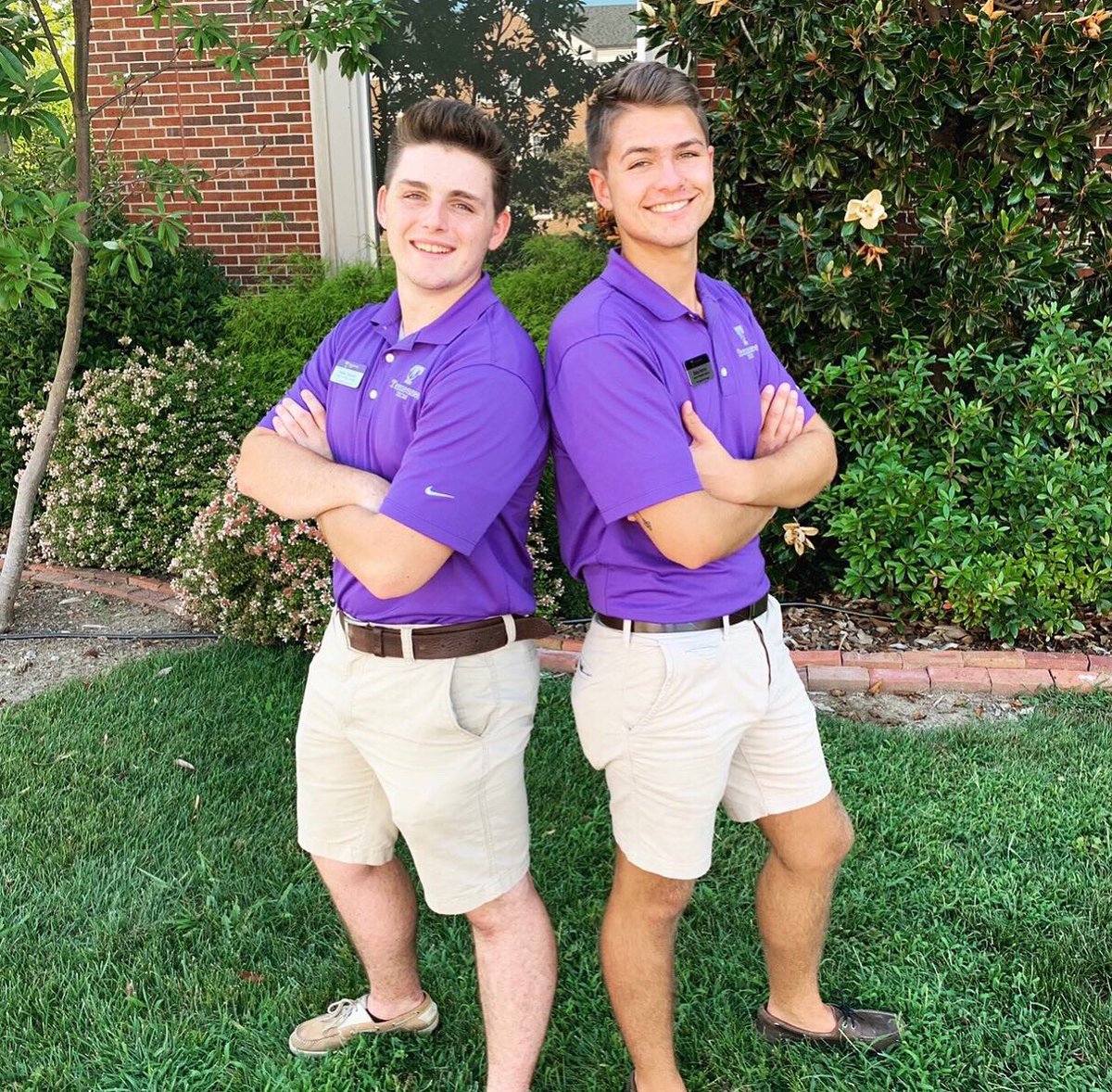 Shout out to these balanced men! Congrats on a great summer of student orientation!