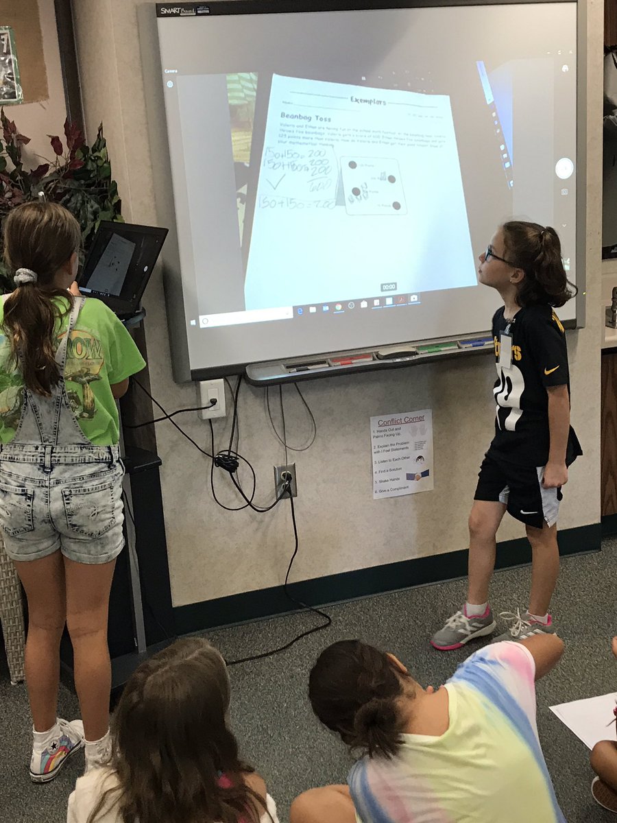 MSDSC_JWins's tweet photo. These mathematicians began working with problems today in minilesson. They #collaborated and #communicated to coach each other towards improving their solutions. They also used rubrics to be #CriticalThinkers about their thinking! #PortraitOfAGrad #MathFirst20Days https://t.co/Cnf0xwESx9
