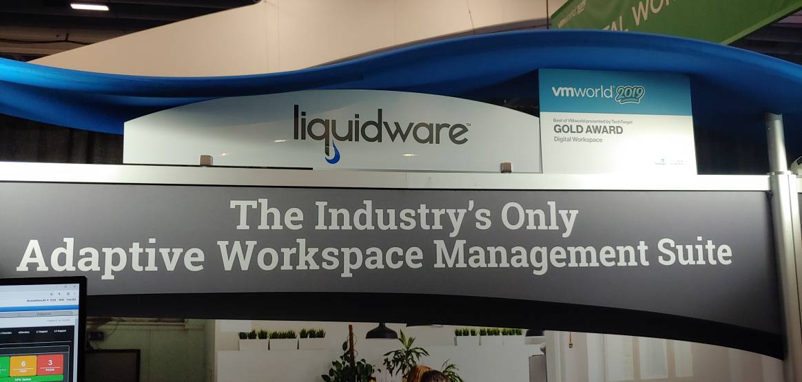 Liquidware's tweet photo. Liquidware FlexApp WINS best of show @VMworld. Digital Workspace Category! https://t.co/4DGXlXteu1