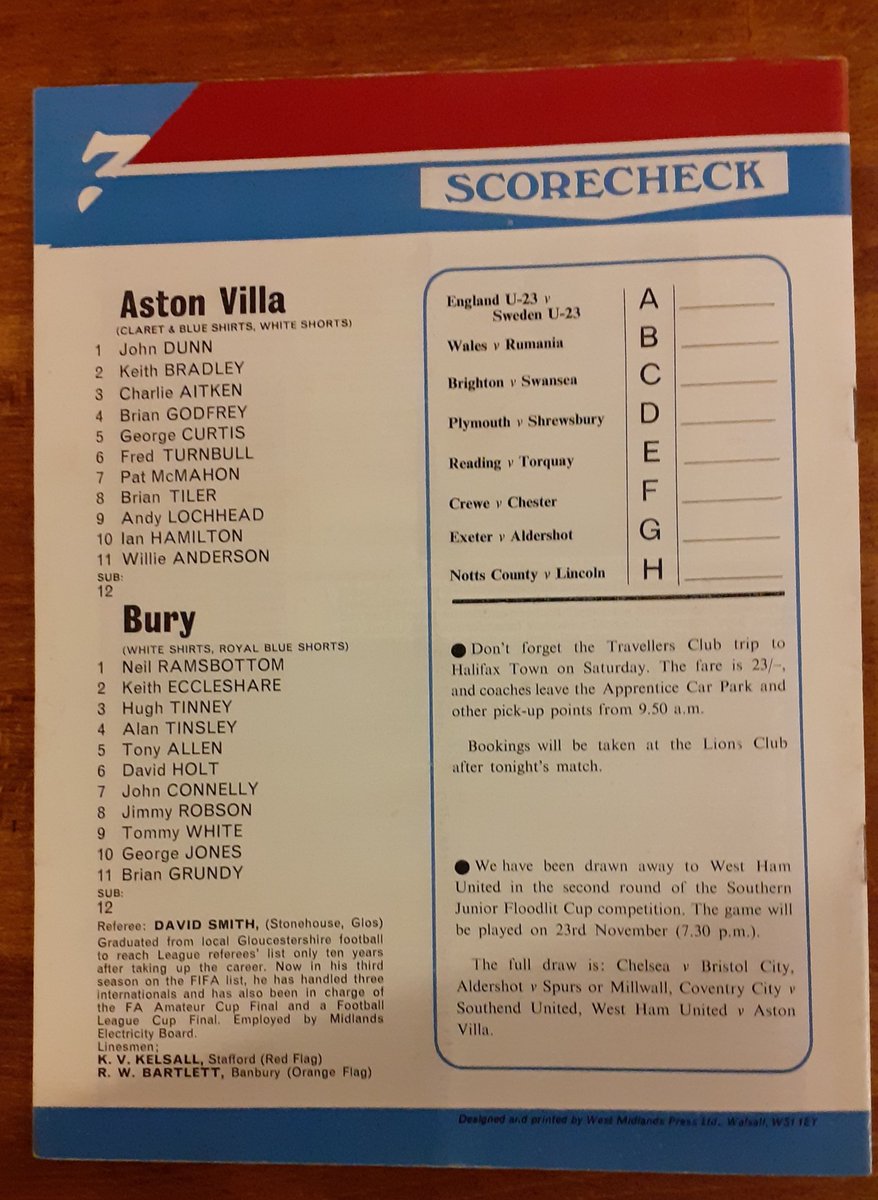 AndrewUllah's tweet photo. Terrible news regarding @buryfcofficial Remember playing them twice in the old Third Division. Hope we get to play them again one day #ripburyfc #Bury #AstonVilla #astonvillafc #avfc #astonvillafootballclub 😥 https://t.co/Mq8uUP3gCh