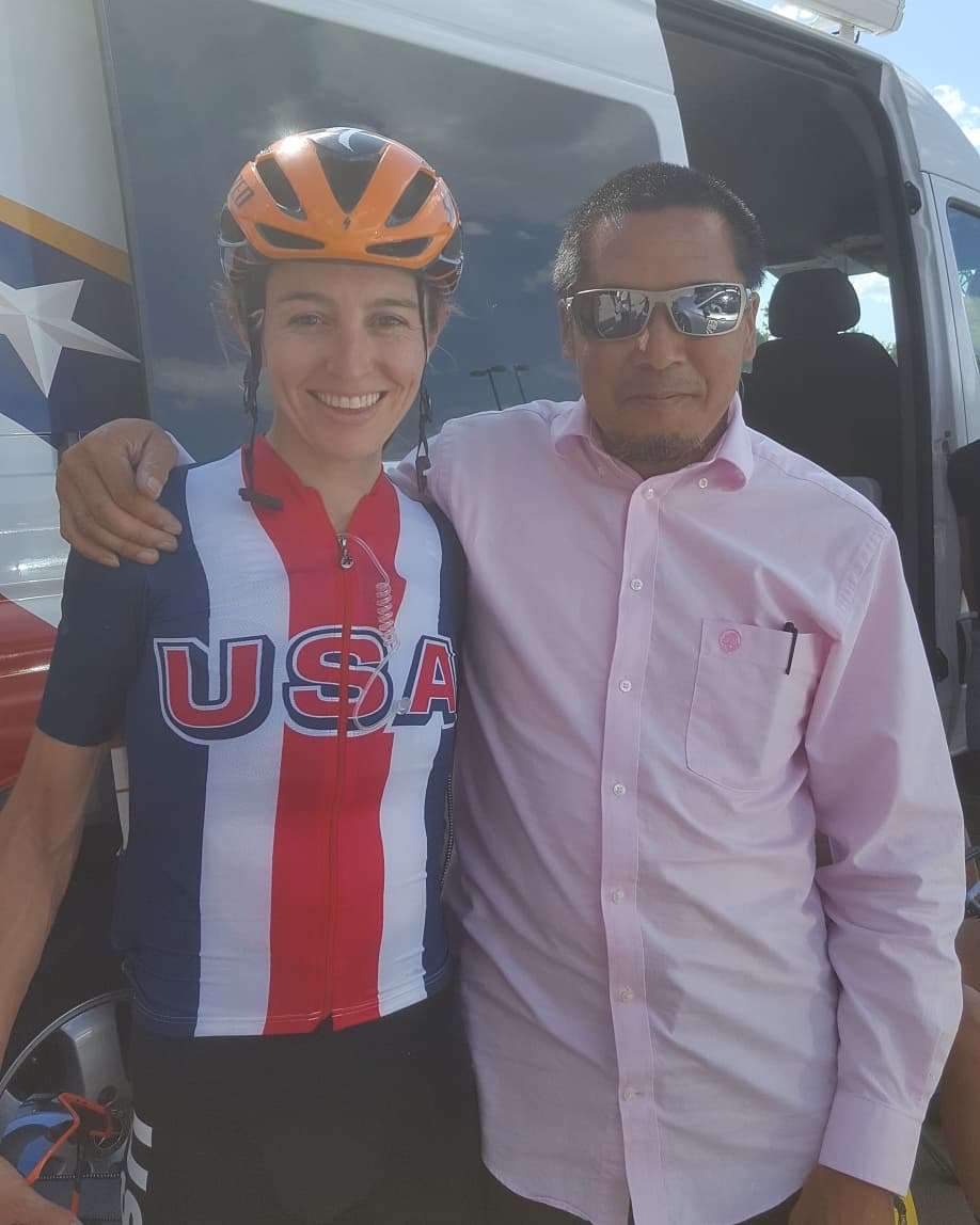 VincentMGee's tweet photo. In my career, I've watched MANY a riders careers grow. Blessed to get to work w/a few of those great stars. It doesn't hurt when u were on the same club team my wife @yukogee  was on (prior to turning pro). Thanks for the greaat experience/wk @katiehall47
#FearTheDots #Metromint https://t.co/KyUaGsjNe1