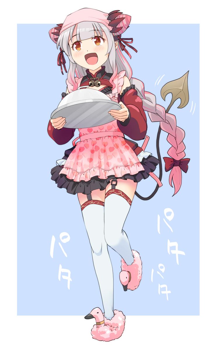 お気付きだろうか…実はこの画像先日の料理配信を意識した絵ではなく、過去の料理配信で描いた絵である。
…どうしてパトラちゃん料理配信、高確率でパトるの?
(料理に限った話じゃないかもしれんけど)

まぁ可愛いからいいんだけどw 