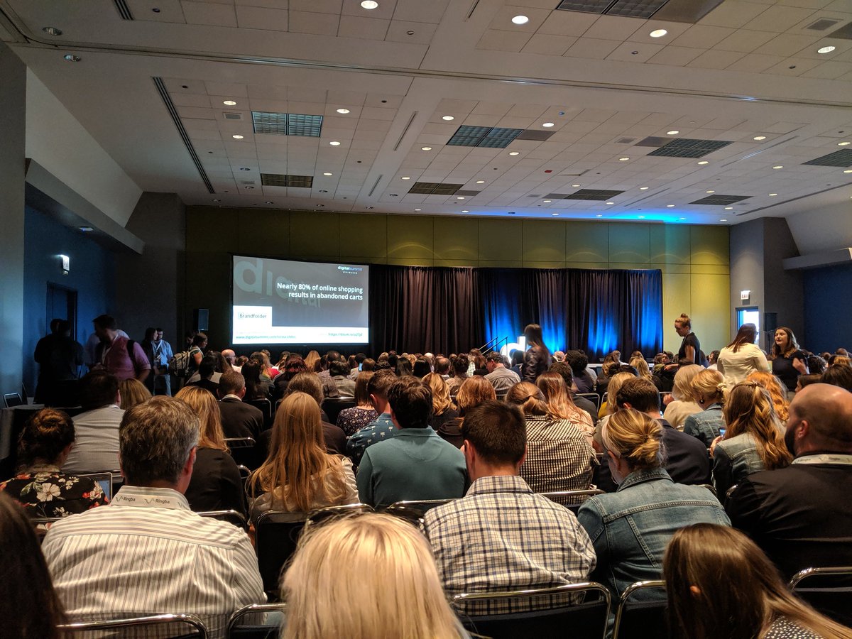 WineBusProf's tweet image. So, arrived 15 minutes early for Isaac Pagán's session on 'Increasing Connection with Content', and this was the best seat I could get in the #BackRow I wonder if him working @facebook has some impact on this session's appeal.... @DigitalSummits #DSCHI
