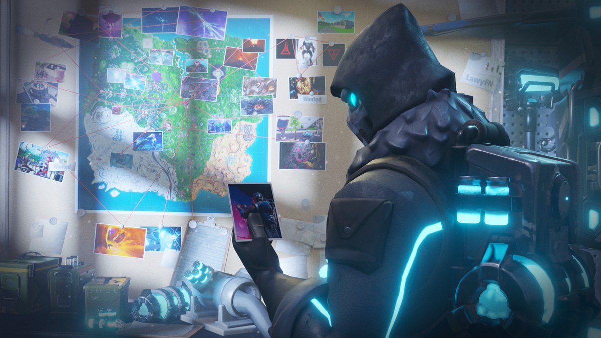 Lawy3D's tweet image. The Visitor is wanted for breaking Space-Time Continuum.

@FortniteGame #Fortnite