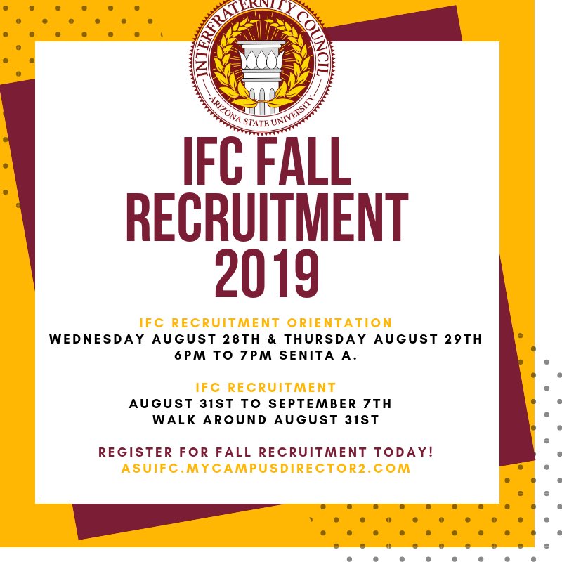 The Interfraternity Council of Arizona State tweet media