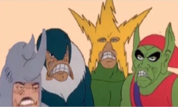 LuisMqrt's tweet photo. Me and the boys after seeing that spidey left the MCU #Marvel #Sony #Bringbackspidey https://t.co/fR7FBk8ObN