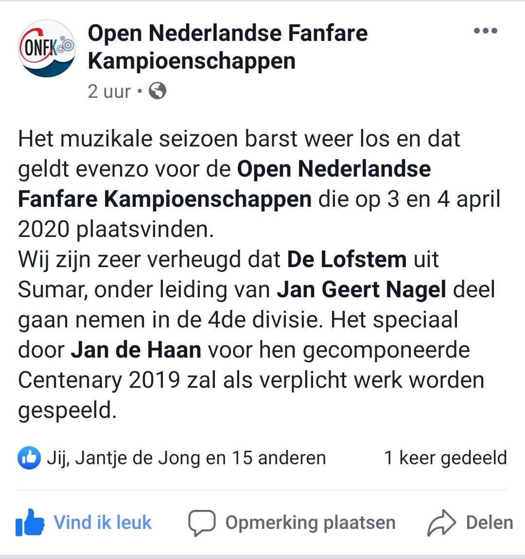 De Lofstem tweet media