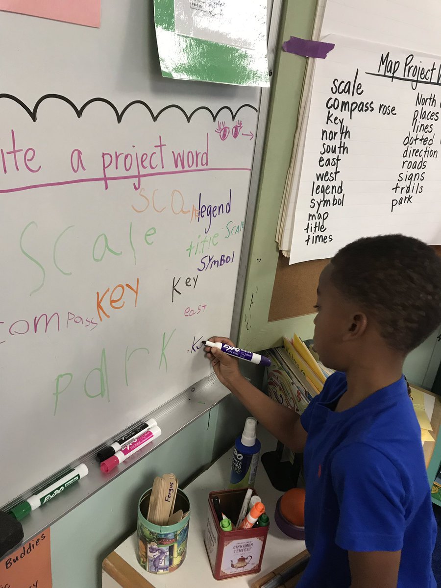 AnnasClass's tweet image. Little project thinking first thing with the morning message and prompt. @PBLWorks #mapproject