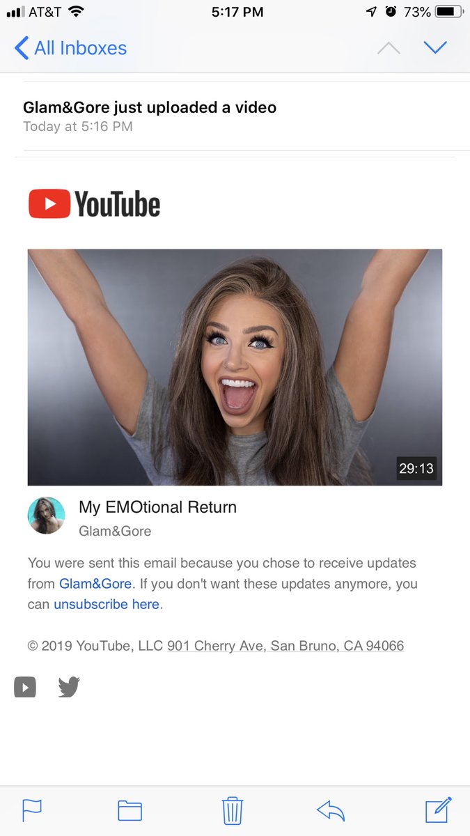 ashley_gwen's tweet image. @GlamandGore best email I’ve received in a long time! #shesback #glamandgore #returnvideo #yay