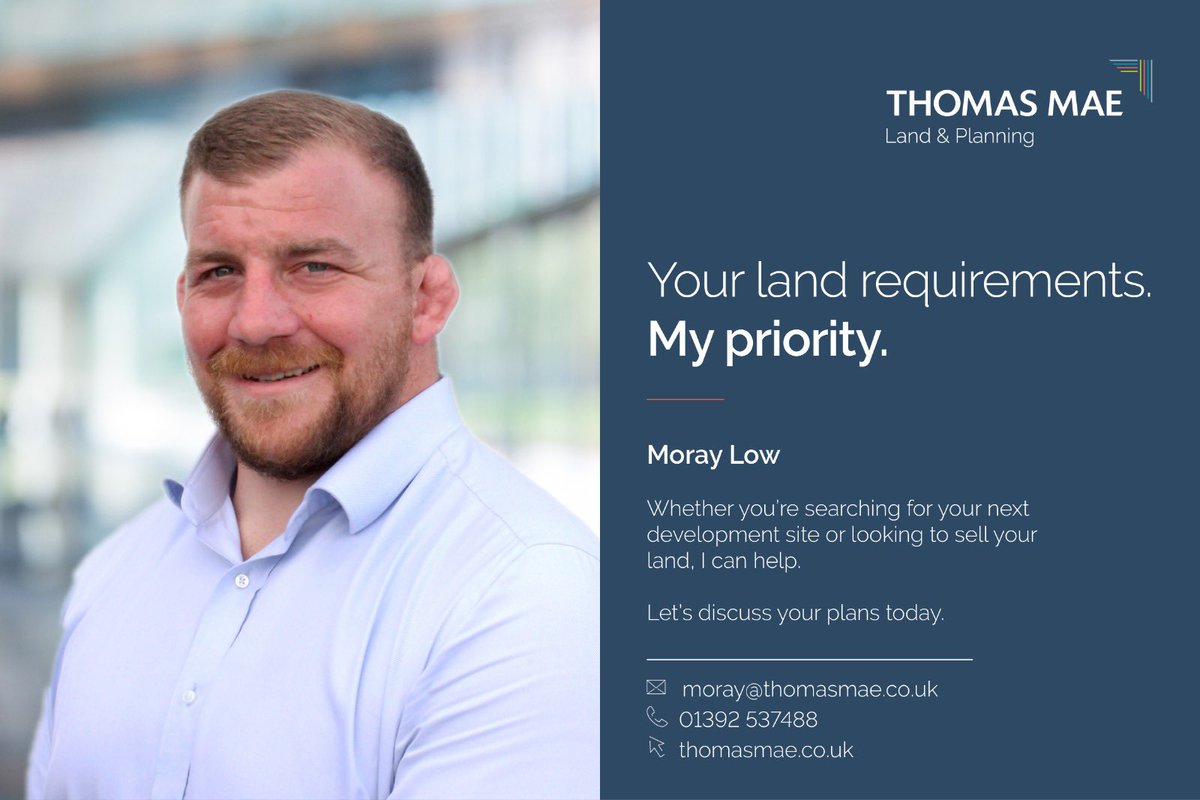 Your land requirements. 
Our priority 

Whether you're searching for your next development site or looking to sell your land we can help.

Thomas Mae Land &amp; Planning
Land &amp; New Homes Network

#land #newhomes #developmentsite #developmentconsultants #collaboration #lifeaftersport