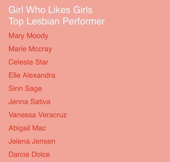 Thank You @Pornhub Awards for my nomination on  Top Lesbian Performer. I really appreciate you giving<a class="tags" href="/tag/pornhub">@pornhub</a><a href="/tag/manyvids"class="tags"><span>#manyvids</span></a>