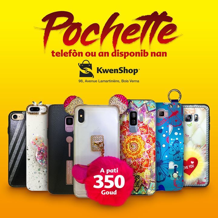 KwenShop's tweet photo. -Pochèt de kalite pou anbeli epi sekirize telefòn ou an disponib nan #KwenShop.

Nou chita nan #98, Bois Verna, en face de l'institut Français a, tou pre Natcom nan.

Nou disponib sou whatsapp siw bezwen plis enfòmasyon: +509 3782-8282 https://t.co/WJfpc1vqqJ