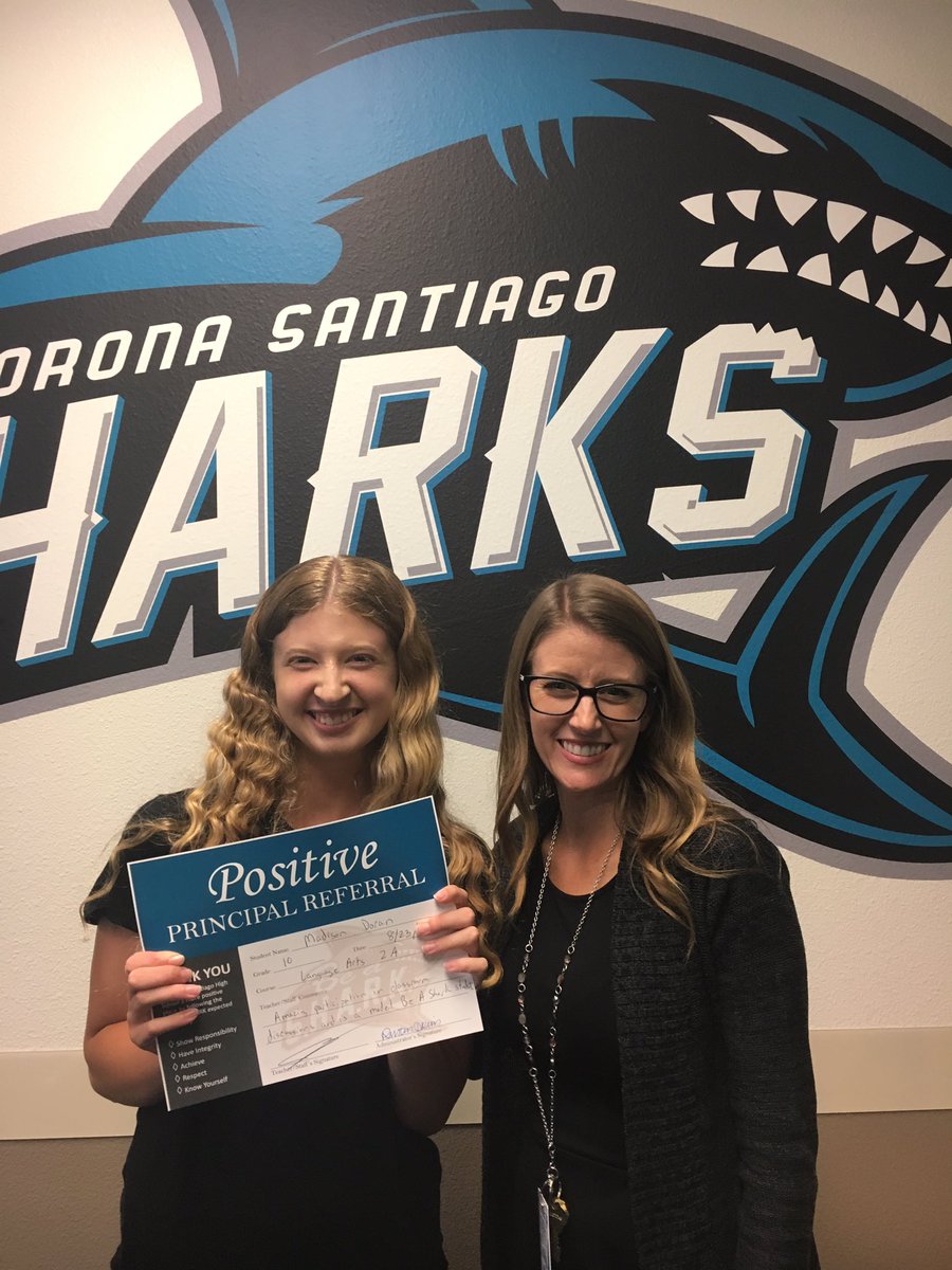 Positive principal referrals for the class of 2022! 🦈👍🏼🎉 #shsallin <a href="/shsclass22/">shsclass’22</a>