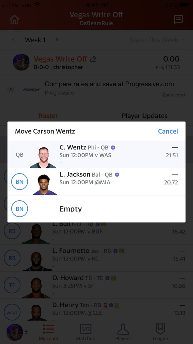 VWOChris's tweet photo. @VegasWriteOff @ShuckTown @YahooNoise Absolutely. Love me some Wentz in the 9-10 range and Lamar or Allen in the 14 range. #fantasyfootball #qbstrategy I actually share my thoughts on Wentz and the pizzaz of the entire Eagles O here : https://t.co/TnAy1Qj5Kr via @VegasWriteOff #bronkeboldpredictions https://t.co/es8hYzrZmF