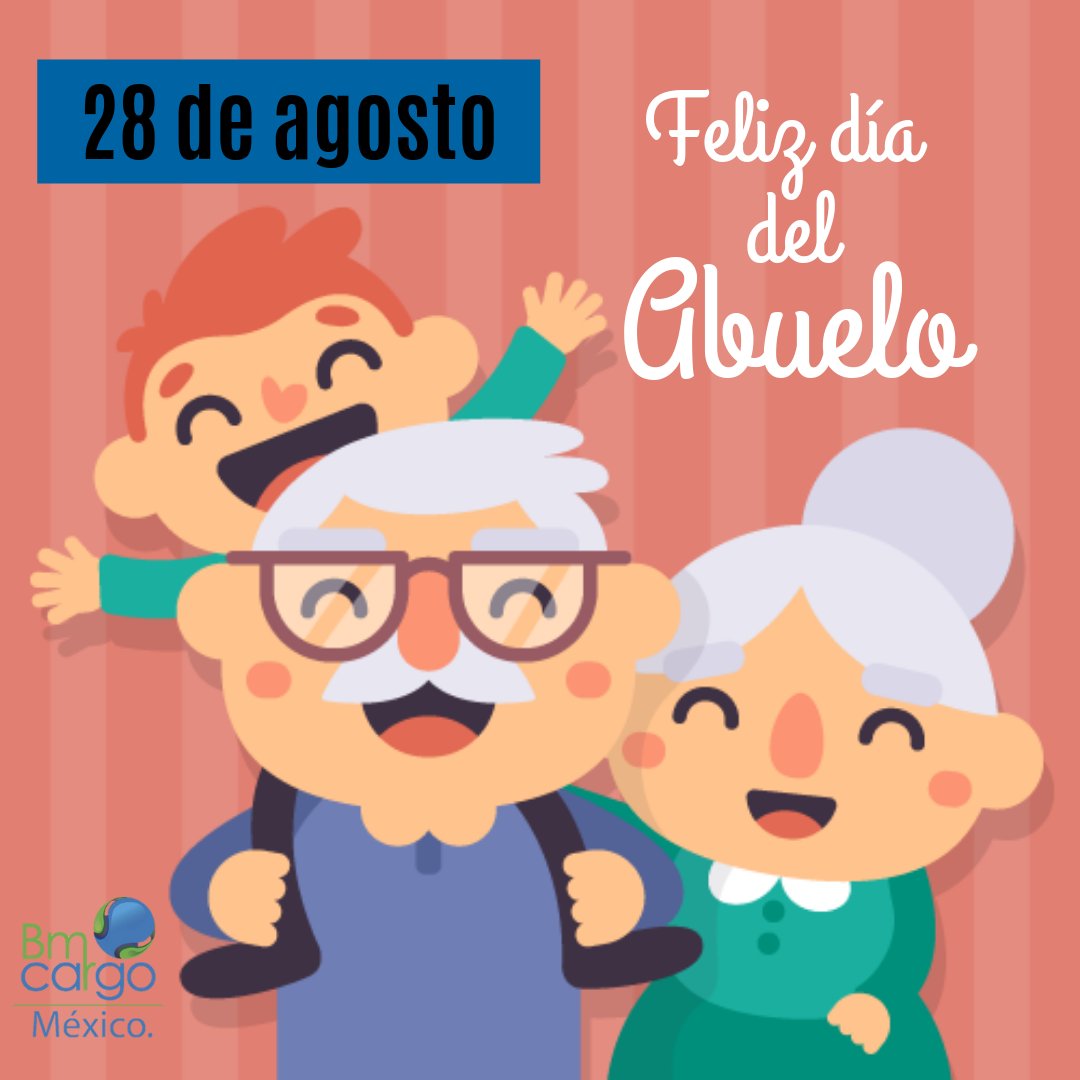 BMCargoMex's tweet photo. #FelizMiércoles “Por la paciencia infinita y amor incondicional, como los abuelitos no hay nada igual”
De parte de la familia Bm Cargo México les deseamos un feliz dia a todos los abuelos 👴👵♥️ #DiaDelAbuelo https://t.co/rtHbfQPmPt