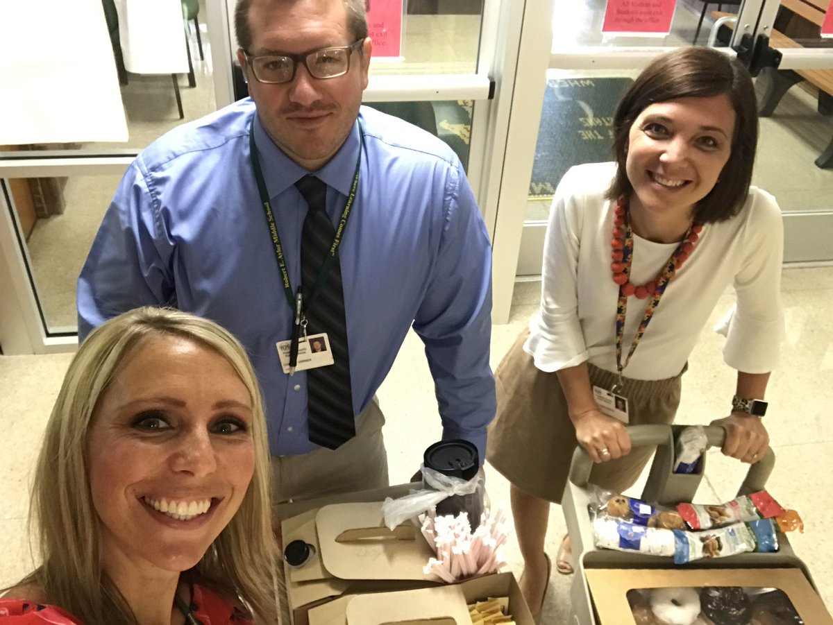 Thank you <a href="/7eleven/">7-ELEVEn</a> for donating some goodies and coffee for the treat trolley for our amazing staff!! Debbie, you rock! #AylorInspires #FCPSinspires #SpartanSpeaRRRit #7eleven