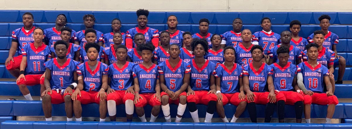 AnaAthleticDept's tweet image. Meet this year’s @AnacostiaHigh football team.

Are they the smartest, coolest, most chill squad in all DC? Absolutely.

Will they hesitate for one second before knockin’ you out your cleats? Absolutely not.

#whyana #backtodcps