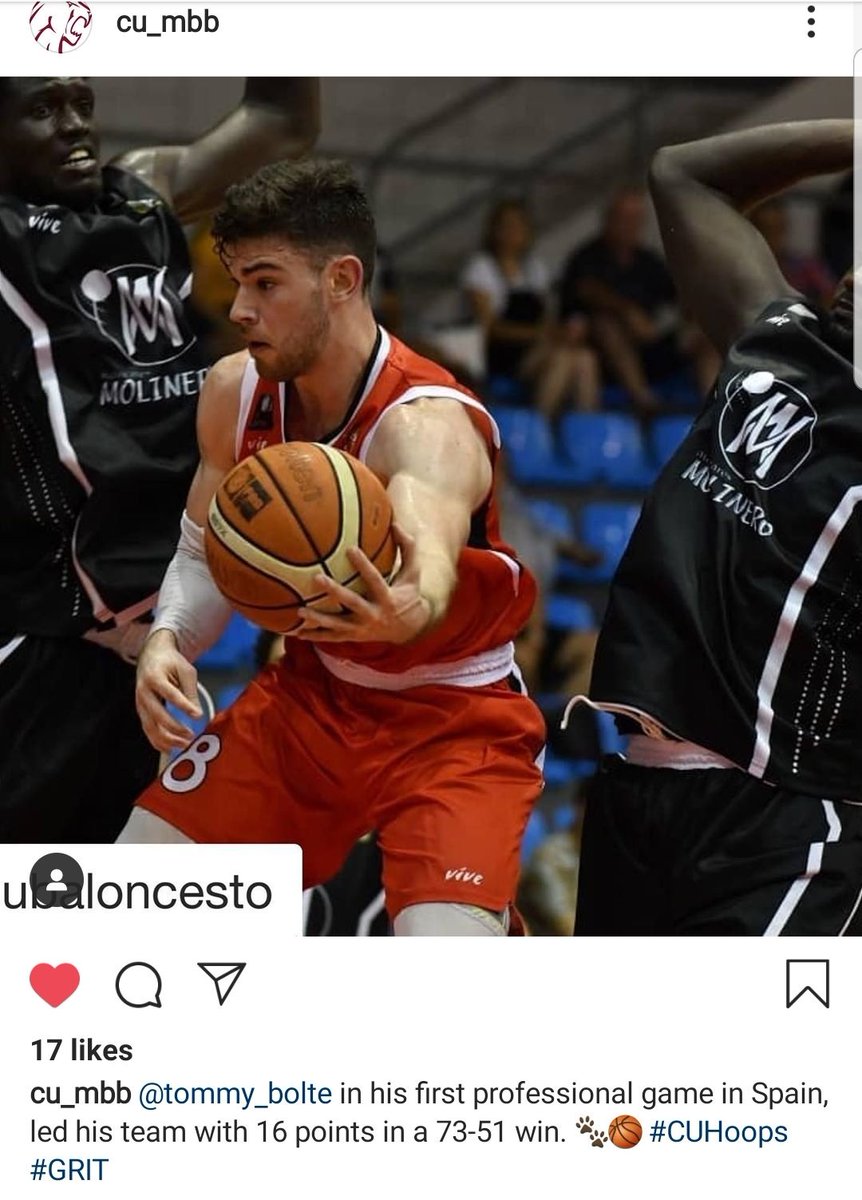 DMVBBAcademy's tweet photo. @CU_MBB Tommy Bolte Still Getting Buckets.. Gotta Love It!!! #ProBasketballLife https://t.co/QKRDhdvPRt