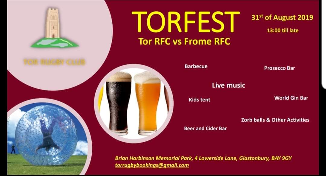 Make sure you don't miss out on TorFest held by @TOR_RFC this Saturday. We will be there with a lucky dip and you can even try your luck at shooting! See you there ☀️ #supportlocal #torhelpstor