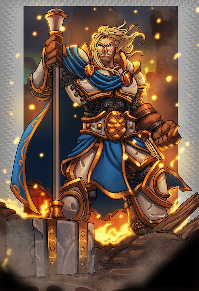 stevenmcrowe's tweet photo. In honor of classic coming out, I drew a callback to ol'warcraft days. Hope ya dig. https://t.co/p3TmCaEEpk