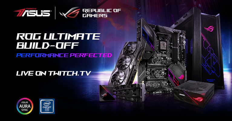 ASUS_ROGNA's tweet photo. 🔴 Live now!
The grand finale to the #ROGUltimateBuildOff challenge between @Avadirect @XidaxPCs @DigitalstormPC @CYBERPOWERPC brought to you by #IntelGamerDays. Watch and vote LIVE for a chance to win a 9th gen core i7.
Right here on > https://t.co/EXKUwc228z https://t.co/nExRdUqzUg