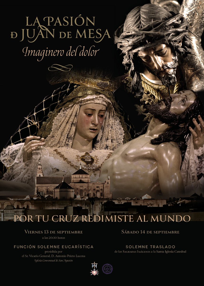 LA Hdad del Nazareno de La Rambla y <a href="/LasAngustiasCor/">Hermandad de Las Angustias</a>  presentan el cartel conmemorativo de la Magna exposición del próximo mes de Septiembre en <a href="/TuCatedral_es/">TU CATEDRAL</a>