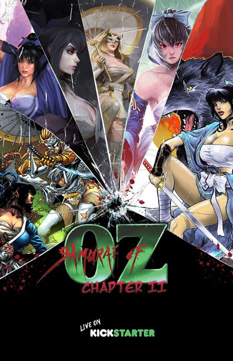 mtolympuscomics's tweet photo. The Samurai of Oz 2 Kickstarter is LIVE! #shatterrecords #comicart #animeart Art by Von Randal, Nestor Redulla Jr., Alex Ronald, Karl Moline and more! https://t.co/cCpmyaMHnH