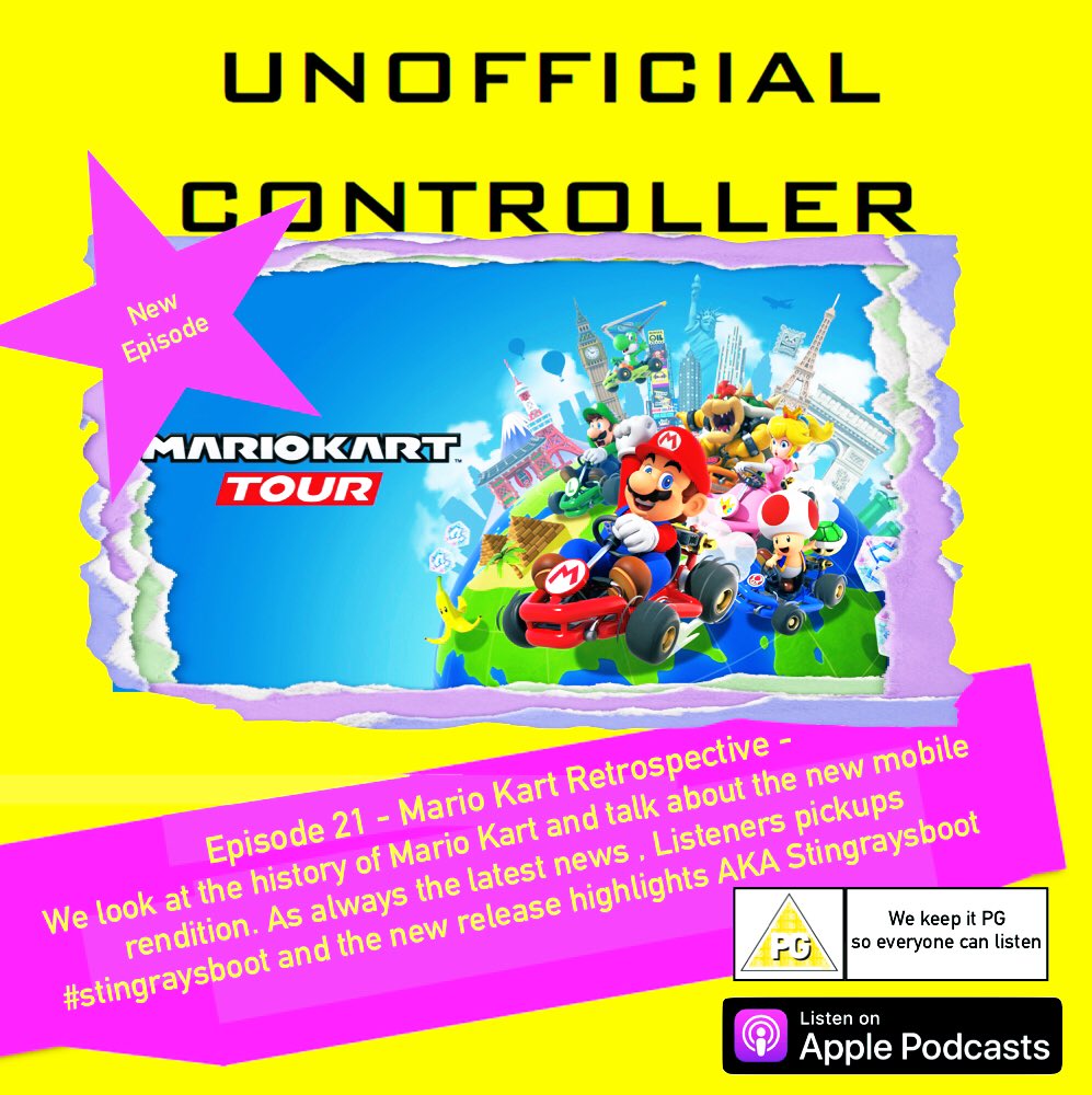 Unofficialcont1's tweet photo. #MarioKartTour is discussed as part of a wider look at #MarioKart history . The latest #gamingnews the new #gaming releases and as always listeners pickups #stingraysboot #UCArmyunite #ps4 #PSG #xbox #XboxOne #Nintendo #NintendoSwitch #n64 #snes #gameboy #Hollyoaks #GamersUnite https://t.co/LxjsM2LeQn