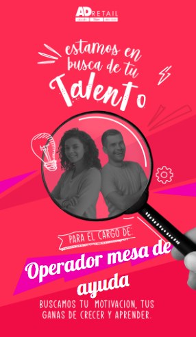 Empleos_Abcdin's tweet photo. Te invitamos a formar parte de un gran Equipo de Trabajo!!
Buscamos Operadores (a) para mesa de ayuda, turno de 30 horas.
-Experiencia mínima 3 meses en call center o mesa de ayuda
-Conocimientos de internet
Interesados enviar sus Cv al siguiente  correo 
Camila.torres@abcdin.cl https://t.co/ySDn2wGcsz
