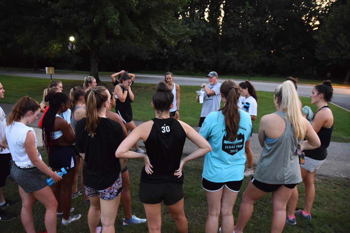 Harding_WBB's tweet photo. Conquered the first day of preseason, and we added five to the 6 minute mile club! #HereComesHarding https://t.co/XBpr7i7PWF