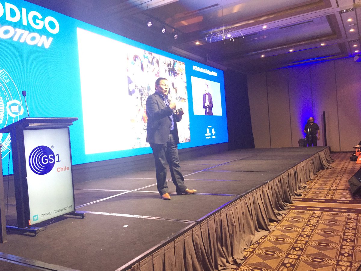 GS1Chile's tweet image. La tecnología es un habilitador, comenta Wilson Pais de Microsoft en #ChileEnCódigo2019