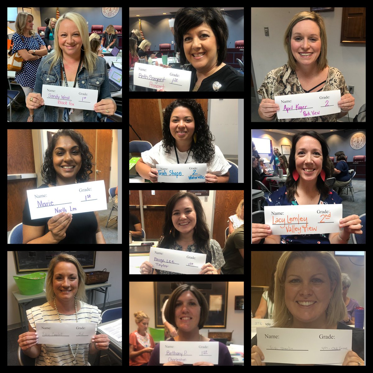 TraciBlackburnB's tweet photo. Introducing the 2019-20 Writing Task Force Team @BradleySchools! A first-class group of hard working, intelligent and dedicated professionals! #growingstudentsbuildingfutures #readitspeakitwriteit https://t.co/jdCKWqCzQA