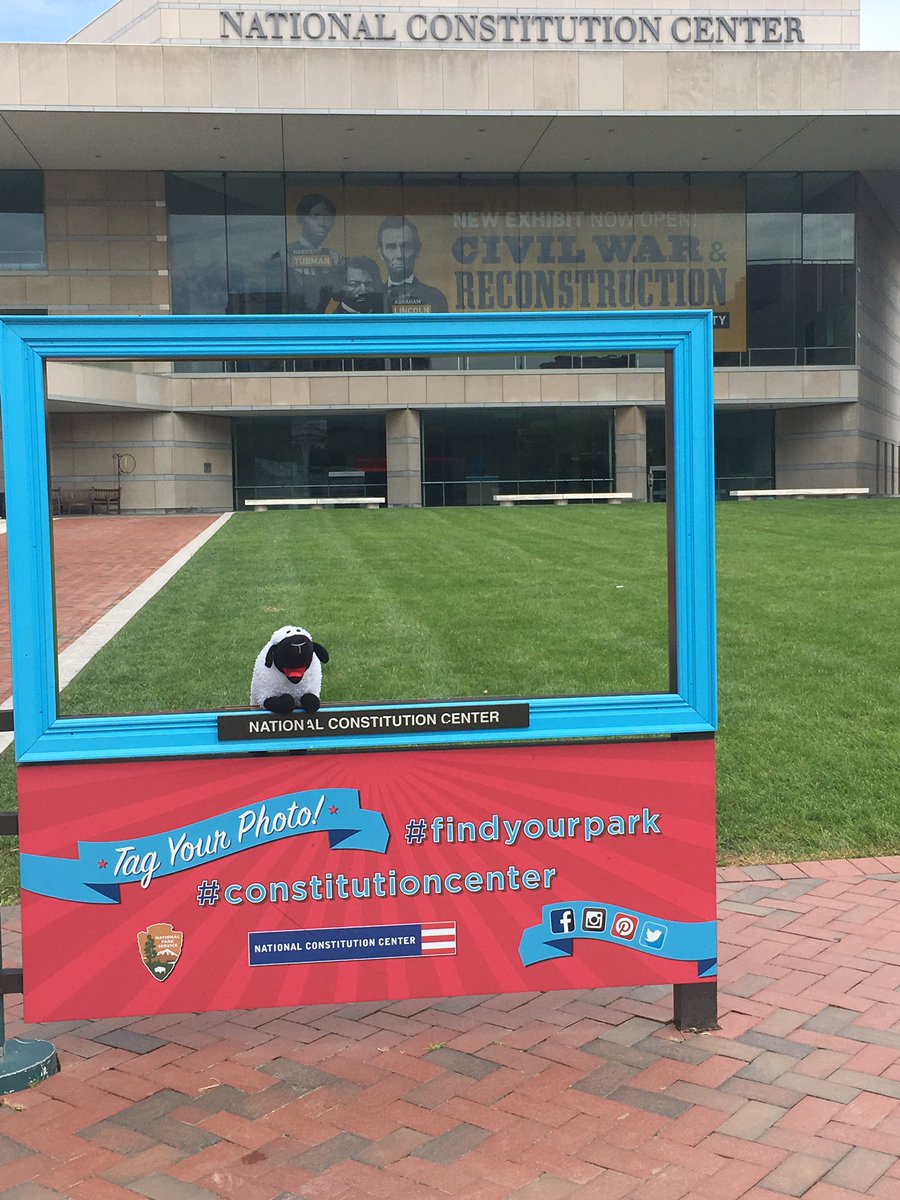 woolly_wilson's tweet photo. Time for a late night post after some planning and a few fun #pictures! I visited the @AmRevMuseum, the @ConstitutionCtr and the @phillyseaport museum where I toured some #ships! My sheepy legs are sleepy and I canβt wait for #aaslh2019 sessions tomorrow! #sheeponthemove https://t.co/P5xmkCBfav