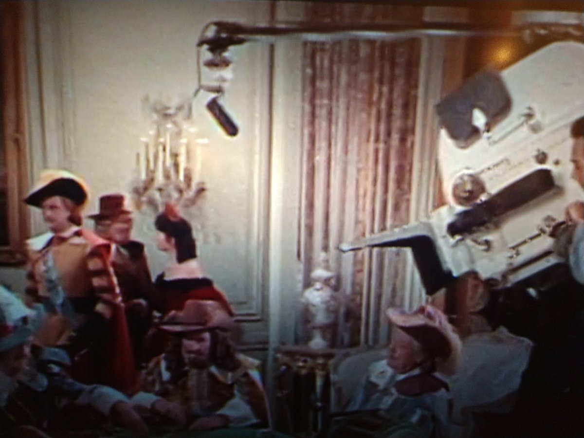 1956 MGM promo reel: the Cine Church mic on set.