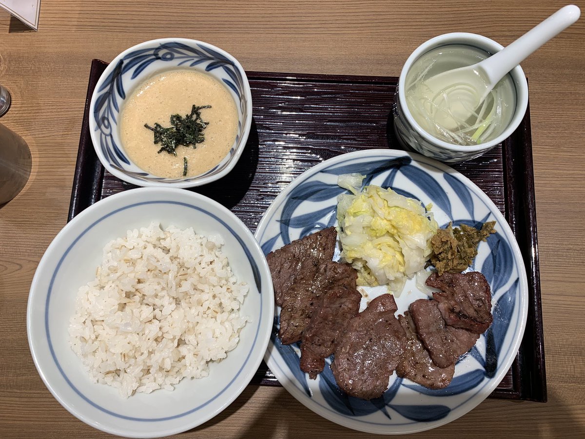 Tk على تويتر 柏高島屋 仙台牛たん青葉 仙台牛たん青葉 牛タン 牛ハラミ とろろ 牛タン屋