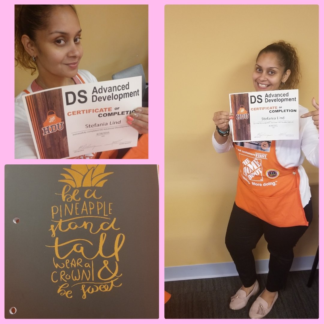 CStefania1026's tweet photo. I started the 1st phase of my growth with HD 🧡 Today some amazing leaders took the time to invest and believe in me. 💫 #grateful #graduationday #Ididit #investinyou #19years #buildingacareer @JiwalH @Ryan_Ry_c @MsCarly_HD @45perrelli @Ramos418Ramos @marcusmccollum @RonnieOddo https://t.co/bHb0NckKF7