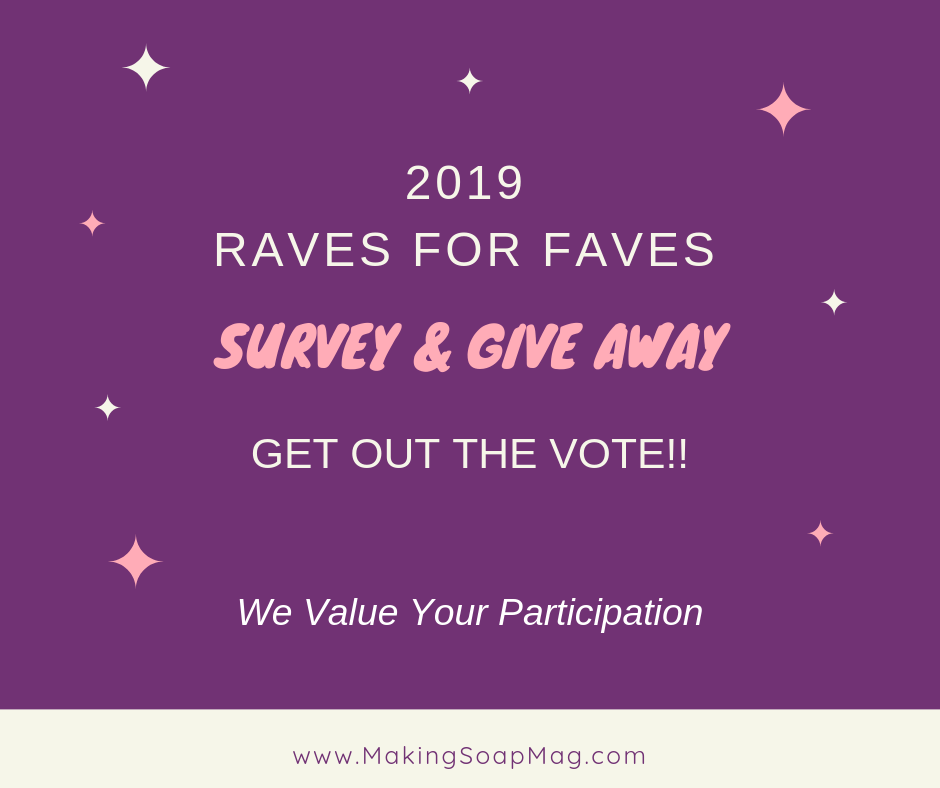 MakingSoapMag's tweet photo. ‘Raves for Faves’ – 2019 https://t.co/1atZuh0efu https://t.co/xerqNs3Qg0