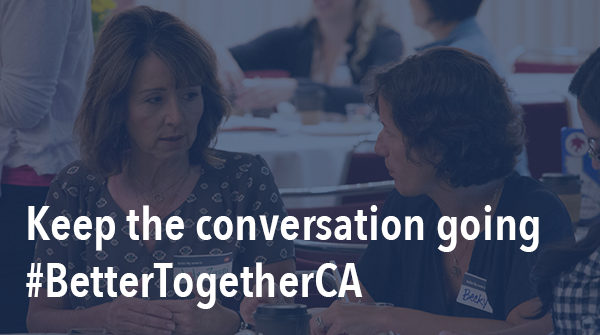 Update: We will be closing down the #BetterTogetherCA account at the end of the summer. Thank you for being a part of this special community, led by and for teachers. Keep the conversation going using the hashtag #BetterTogetherCA.