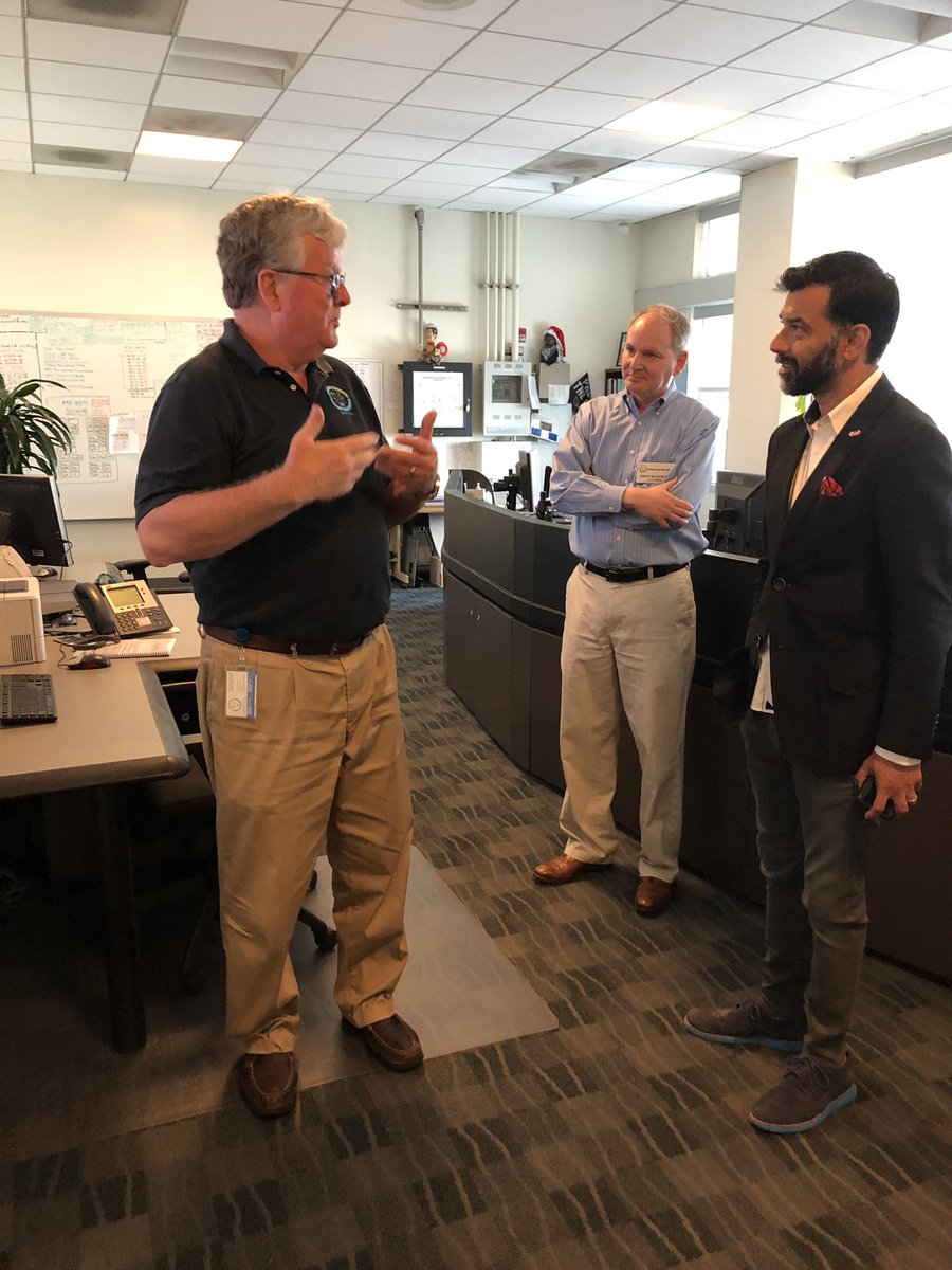 CanCGLA's tweet photo. Consul General @Zaib_Shaikh enjoyed meeting w/ the team leading @OCWDWaterNews and getting to tour the impressive #grws - the world’s largest water purification system for potable reuse - which utilizes technology by Canadian company @trojanuv https://t.co/YioFvmt725
