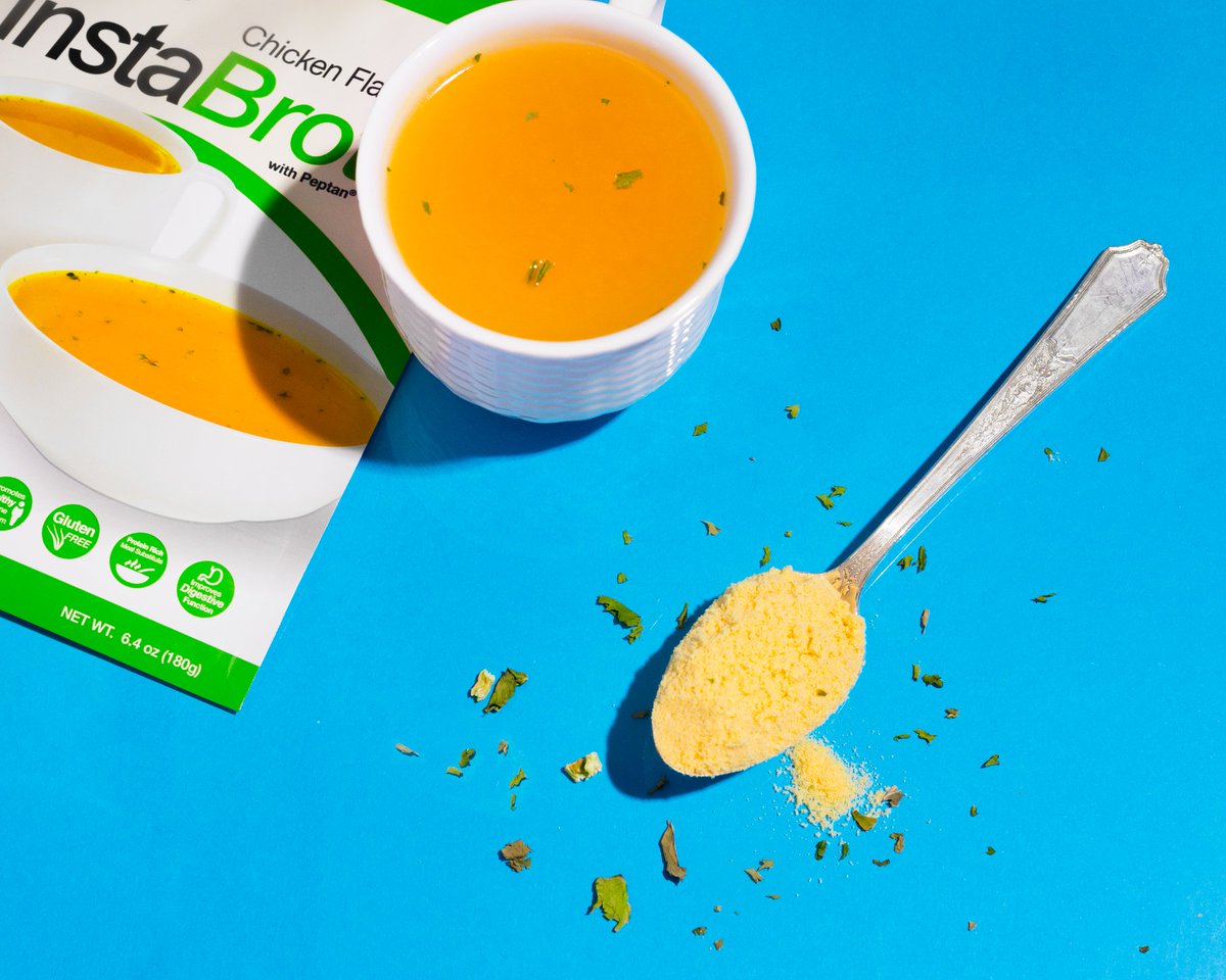 CollagenProtein's tweet photo. InstaBroth®. Bone broth powder that tastes good. Really good. Actually. You will want to drink it. https://t.co/RoKEYVhIAc https://t.co/VE4Ccj8Fc6
