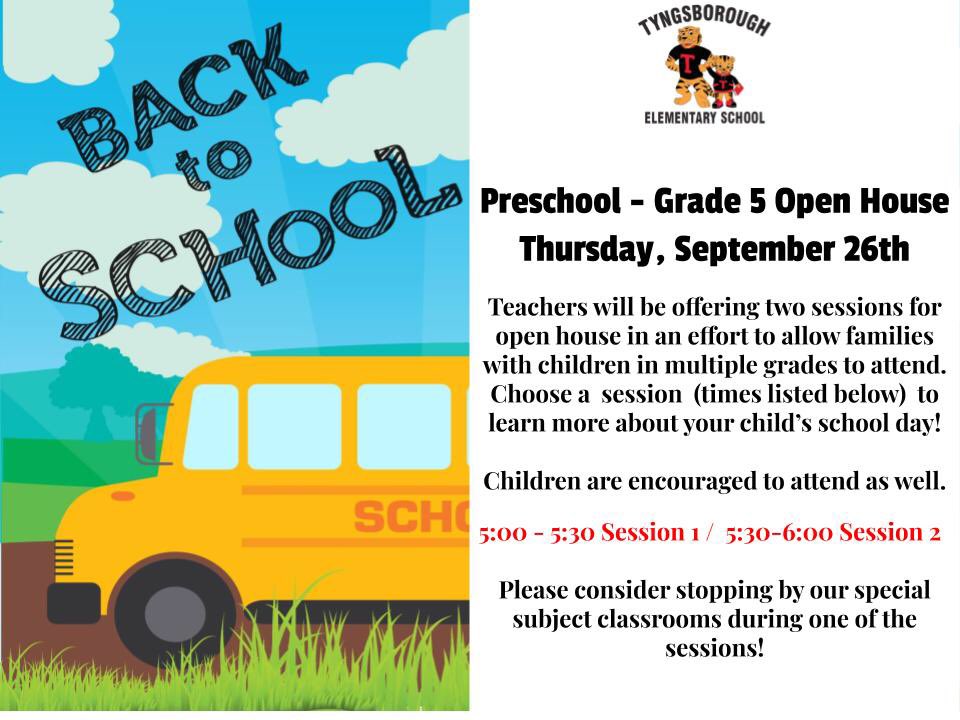 Our open house format is informal and allows your child the opportunity to “show off their classroom” and share all of the great things they’ve been doing!  
Teachers will send curriculum information via email, blogs, websites, and social media.  #tpsprepares