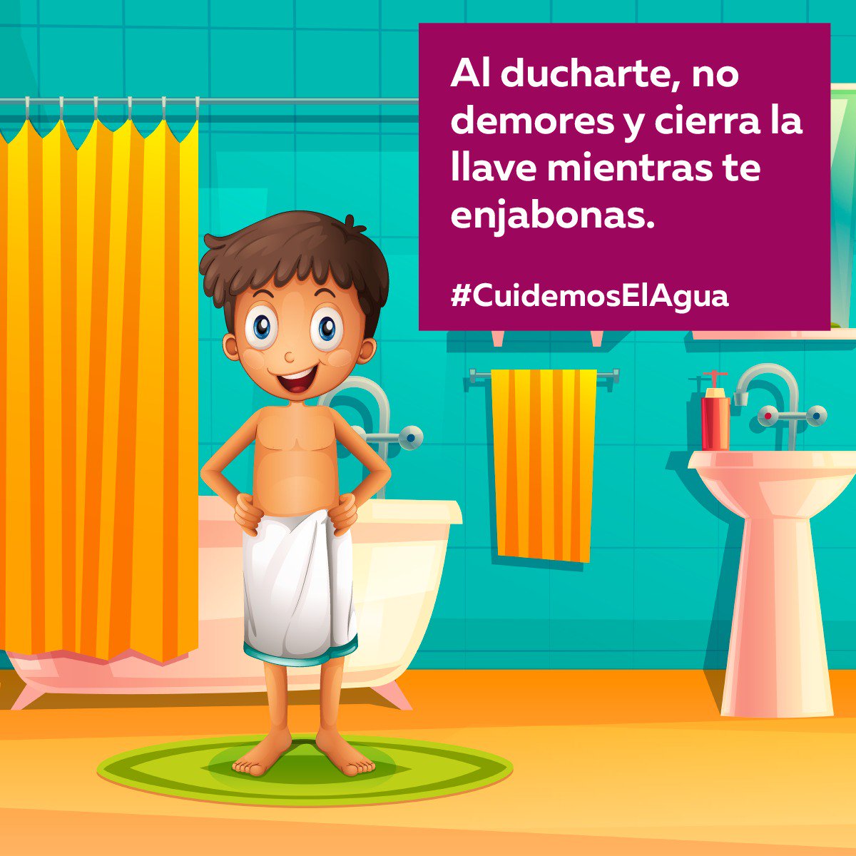 AlondraMoncada7's tweet photo. 3. Al ducharte, mo demores y cierra la llave mientras te enjabona.

#CuidemosElAgua https://t.co/0Pqs9OJcAj