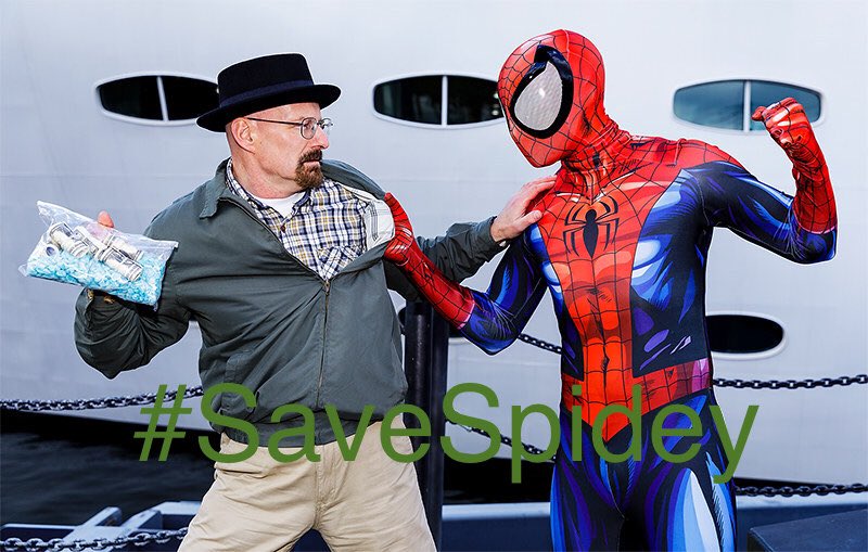Mr_Awesome610's tweet photo. @SonyPictures @BreakingBad @netflix #Spiderman  IS THE ONE WHO KNOCKS!!! #boycottsonypictures #BoycottDisney #SaveSpideMan #savespidey #SpidermanBelongsInTheMCU https://t.co/ZlmZ4A63rL
