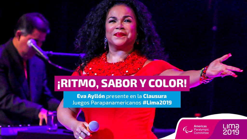 Lima2027Juegos's tweet photo. ¡Se viene un fin de fiesta de rompe y raja! @evaayllon, la “Reina del Landó” y máxima representante de la música criolla en el Perú y el mundo, será parte de la gran ceremonia de clausura de los Juegos Parapanamericanos #Lima2019. 😱🙌🏼👇🏼
https://t.co/rCvcn3CW2O https://t.co/tKl5A3XCvM