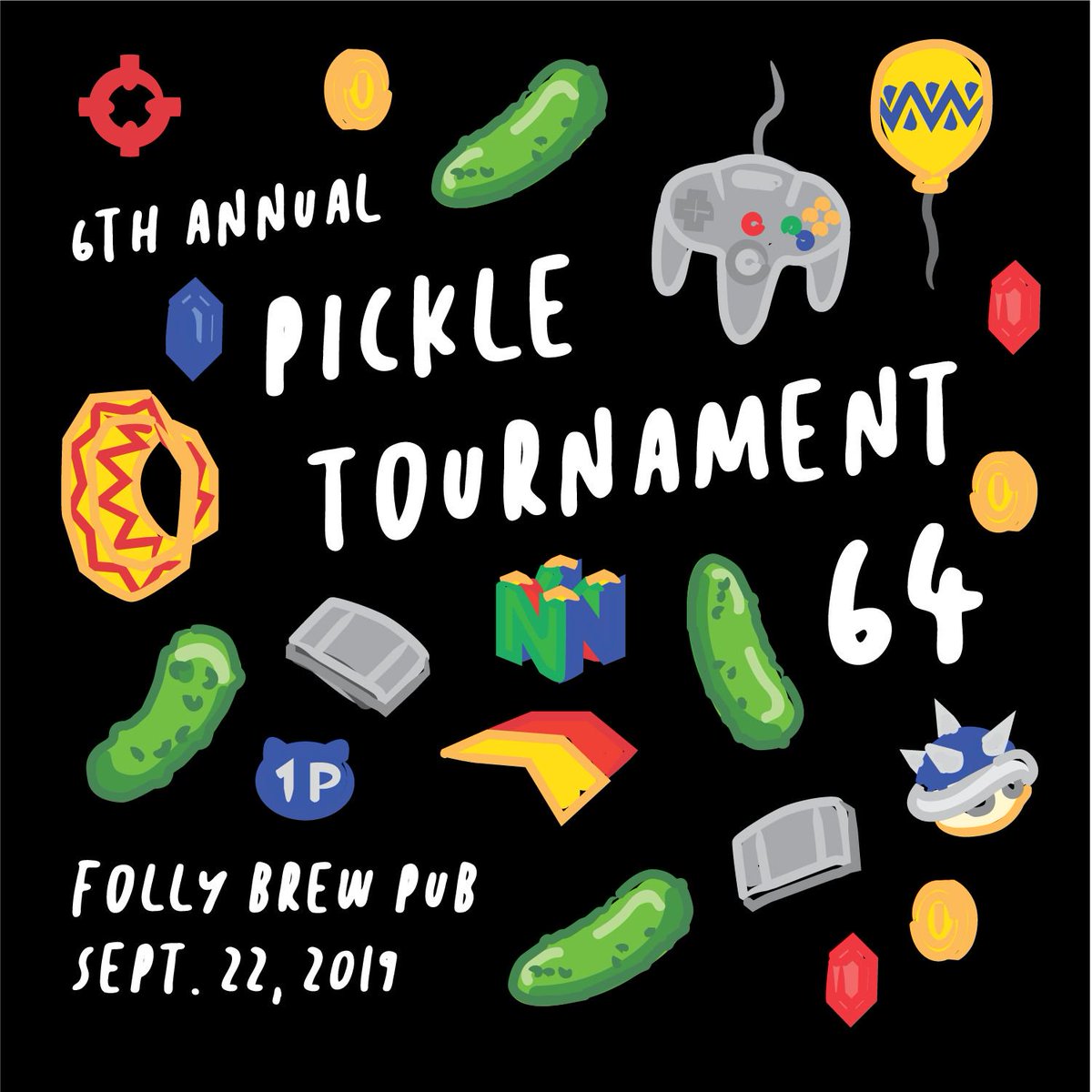 Is that the smell of pickles in the air? Yes, yes it is. 🥒

We're excited to be collaborating with @follybrewing for this year's Pickle Tournament 64! 🕹️ 

Details on Facebook + tickets available 👉 facebook.com/events/3757446…